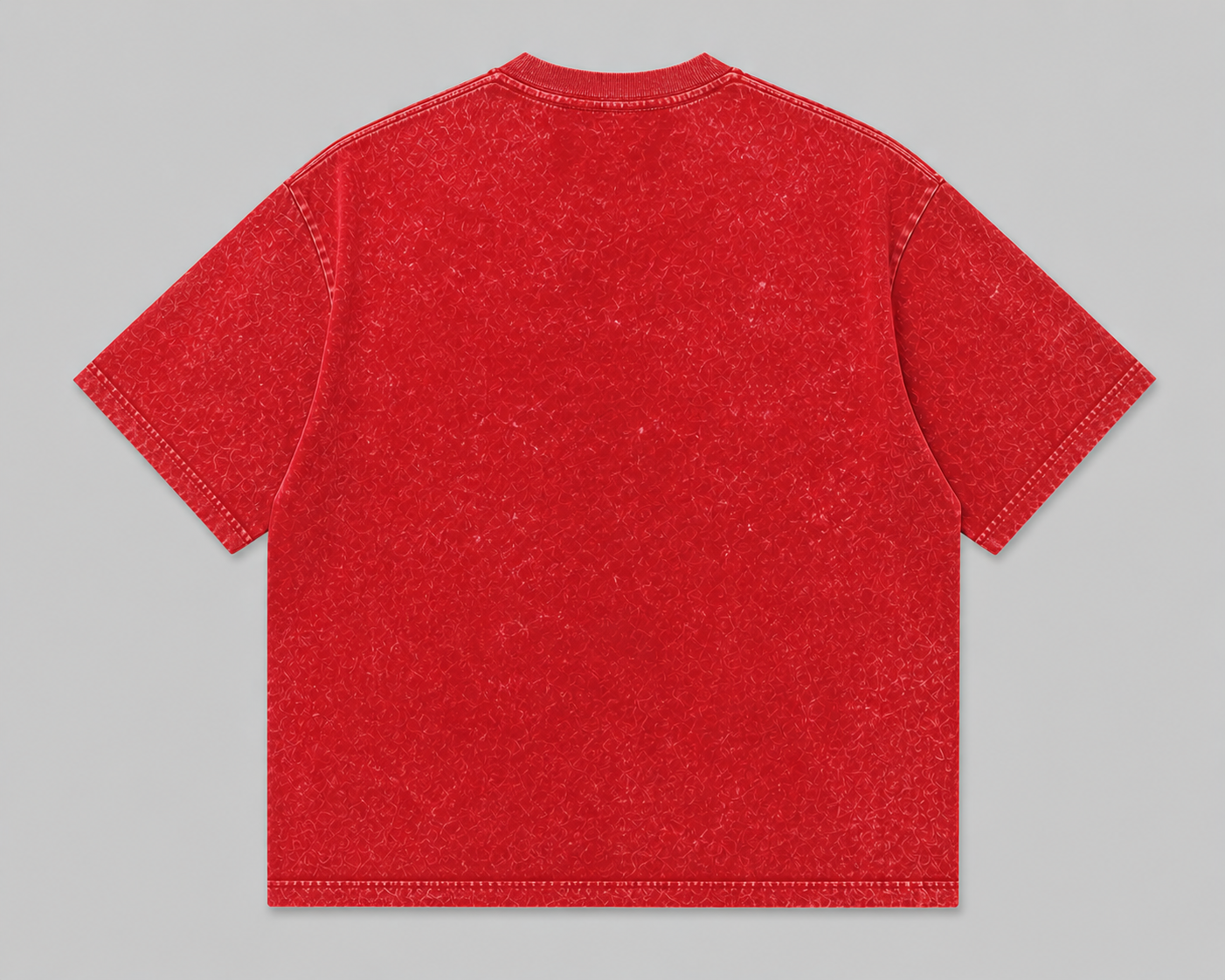 AUREL Premium Acid Wash Oversized T-Shirt Combo (Navy Blue & Red) – 240 GSM Cotton Streetwear | Unisex Drop Shoulder Fit